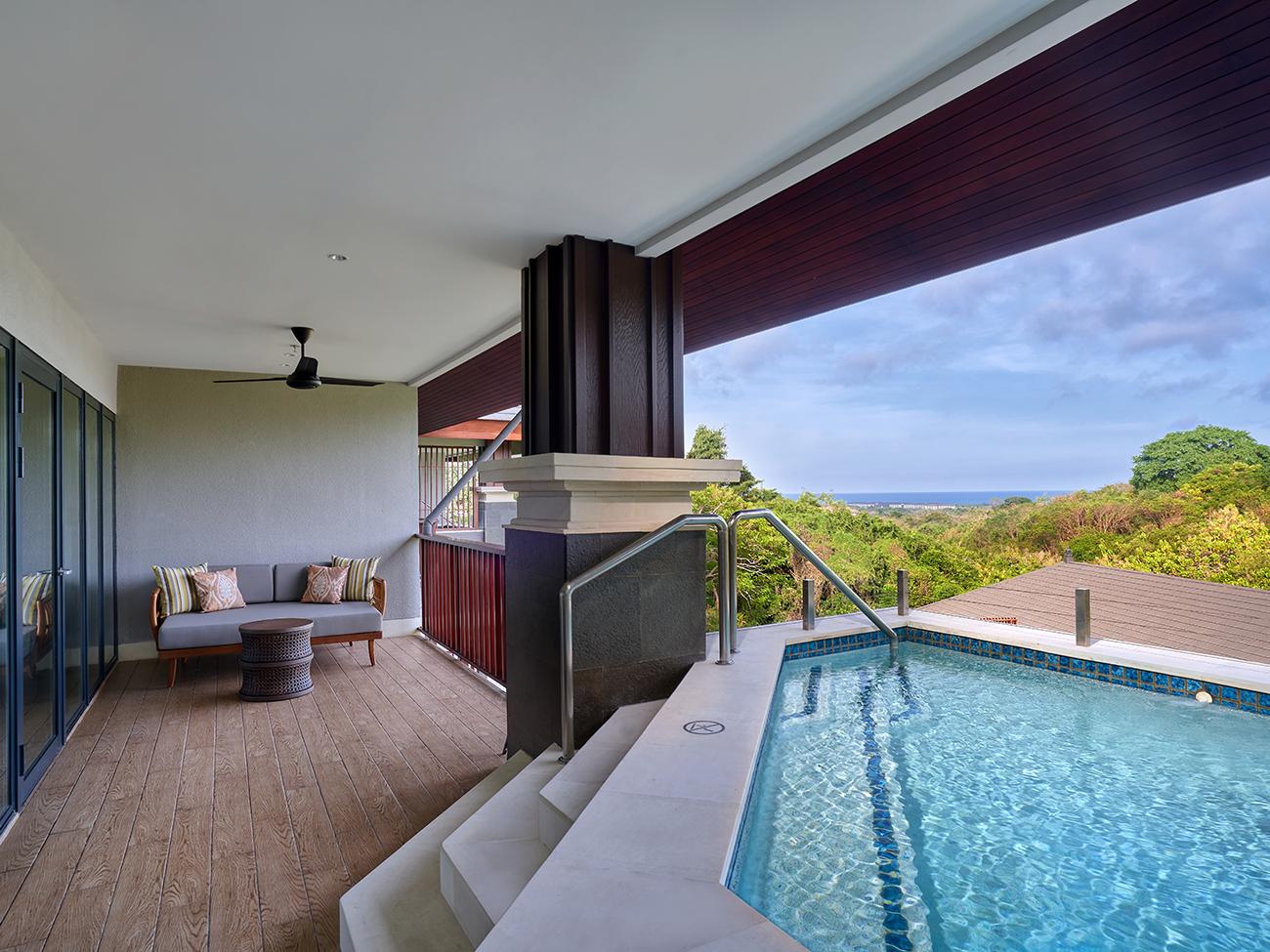 Balcony and Plunge Pool